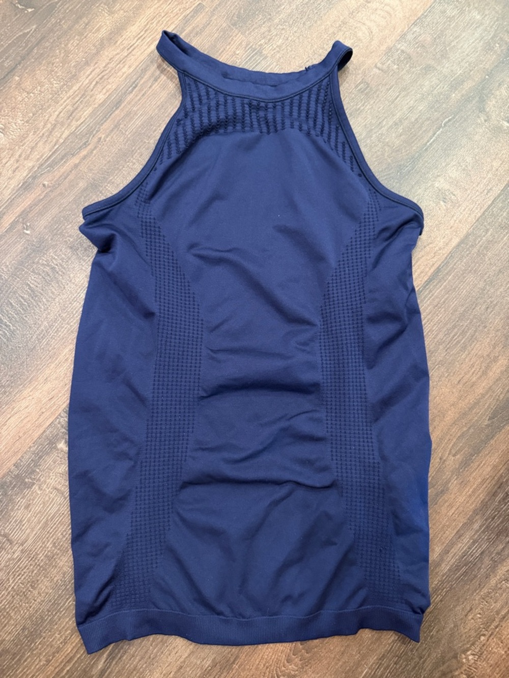 Athleta Navy High-Neck Performance Tank
